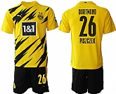 2020-21 Dortmund 26 PISZCZEK Home Soccer Jersey,baseball caps,new era cap wholesale,wholesale hats